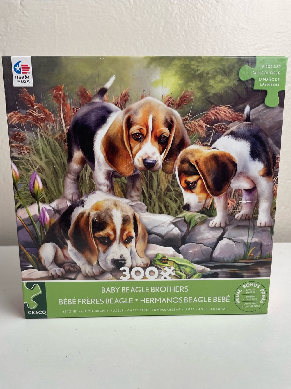 Baby Beagle Brothers 300-Piece Puzzle - Multi